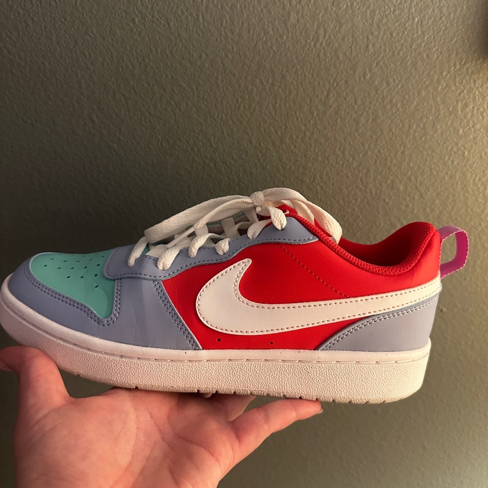 Nike Kids' Sneakers - Red, Blue, and Green